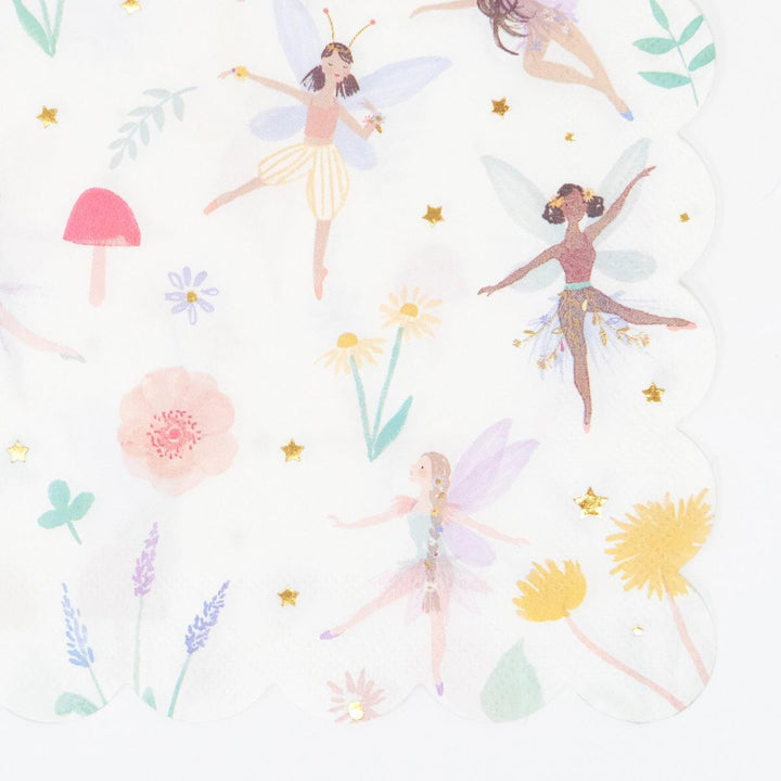 Large Fairy Party Napkins