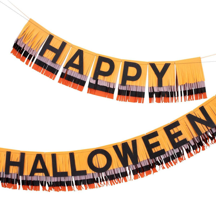 Happy Halloween Fringe Party Garland Set