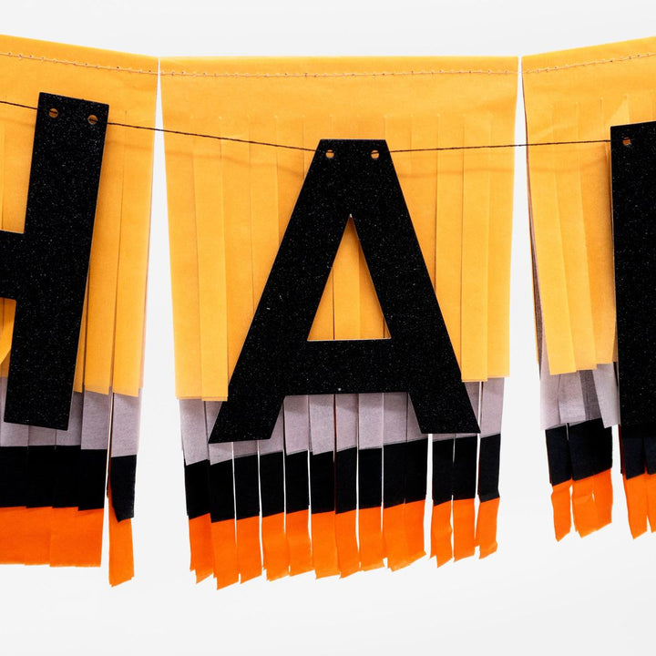 Happy Halloween Fringe Party Garland Set