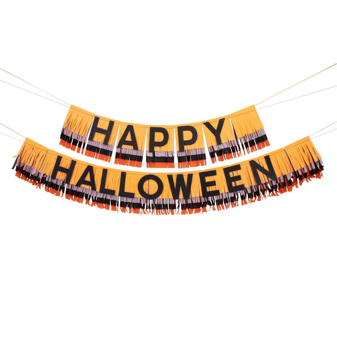 Happy Halloween Fringe Party Garland Set