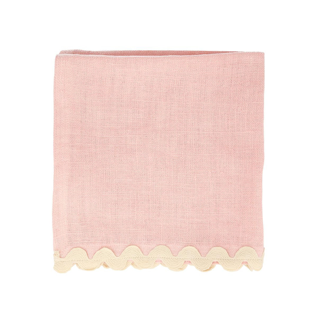 Pastel Ricrac Linen Napkins x 4