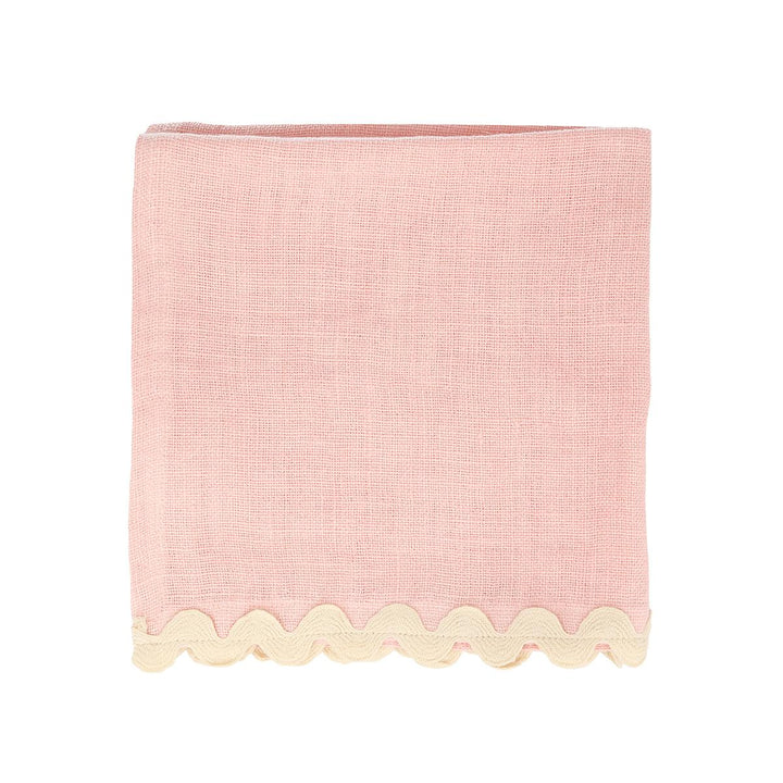 Pastel Ricrac Linen Napkins x 4