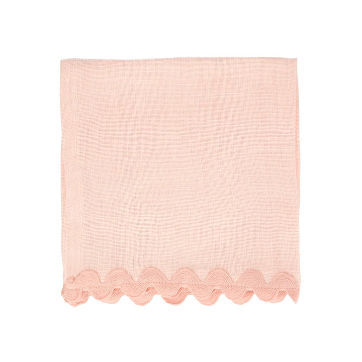 Pastel Ricrac Linen Napkins x 4