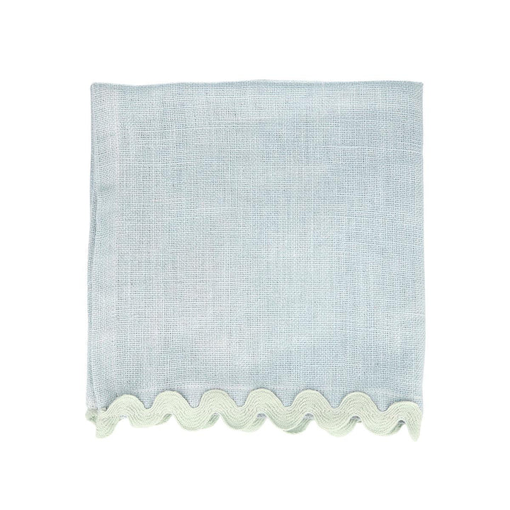 Pastel Ricrac Linen Napkins x 4