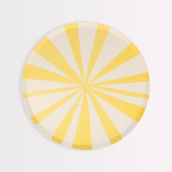 Mixed Stripe Side Party Plates x 8