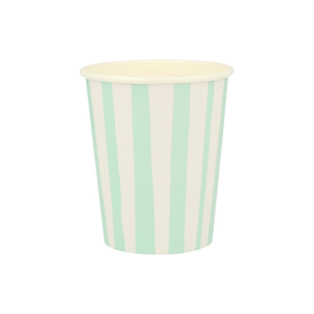 Mixed Stripe Party Cups x 8