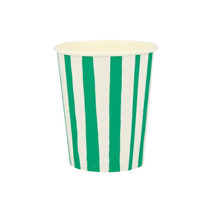 Mixed Stripe Party Cups x 8