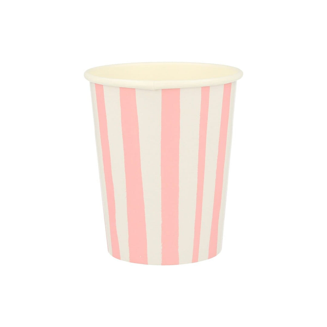 Mixed Stripe Party Cups x 8