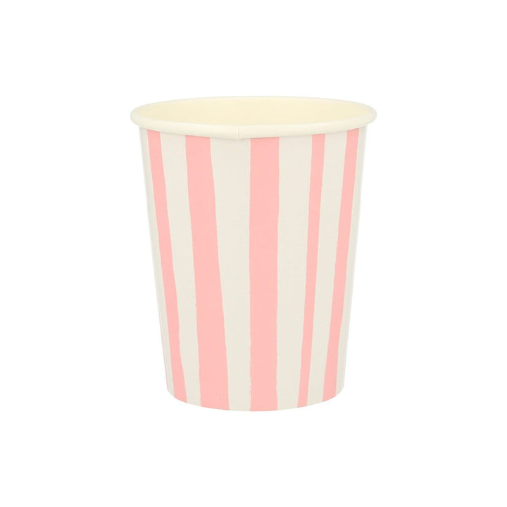 Mixed Stripe Party Cups x 8