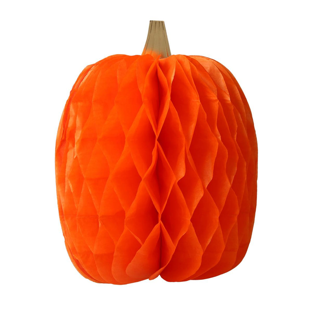 Honeycomb Pumpkin Party Decorations x 10