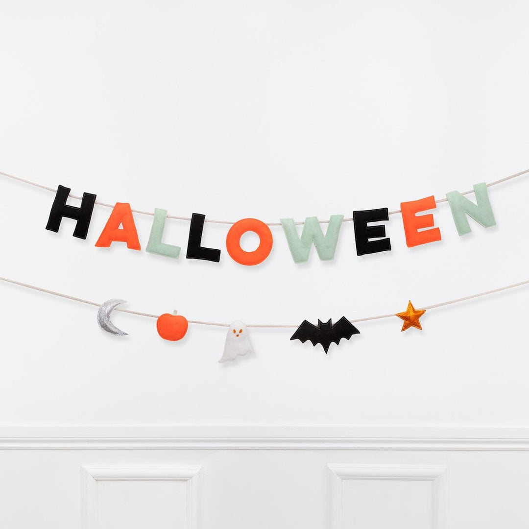 Halloween Felt Party Garland Set