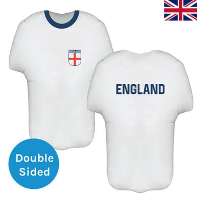 24in England Football Shirt Foil Balloon Balloons 24in England Football Shirt Foil Balloon Default