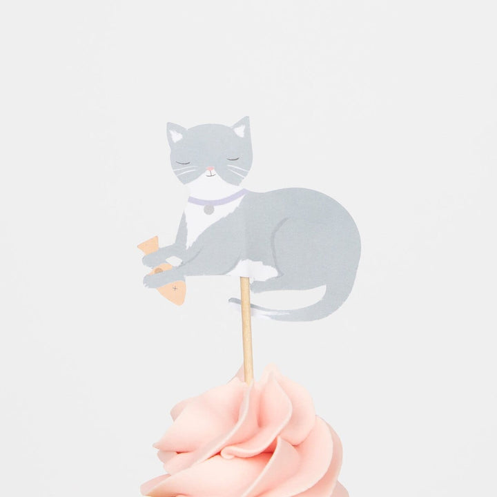 Cute Kittens Cupcake Kit x 24 | Meri Meri Cat Party Cake Decorating Supplies Cute Kittens Cupcake Kit x 24 Toppers