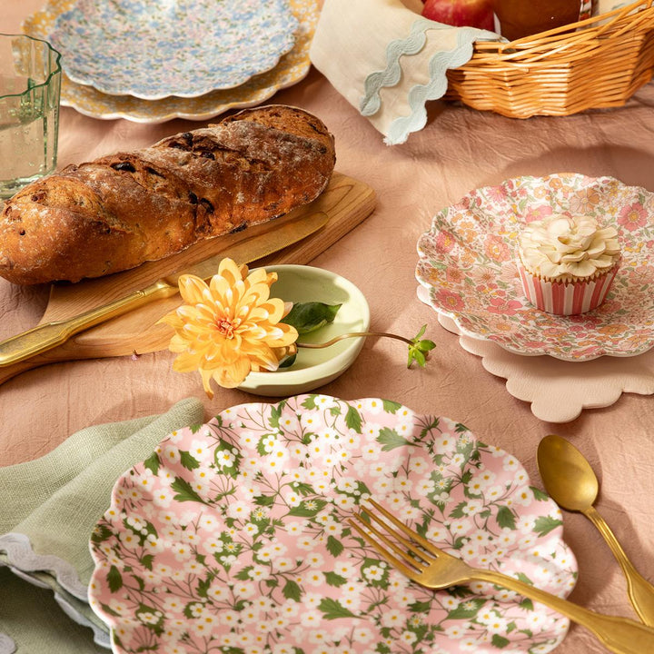 Meri Meri x Liberty Mixed Set Reusable Large Party Plates