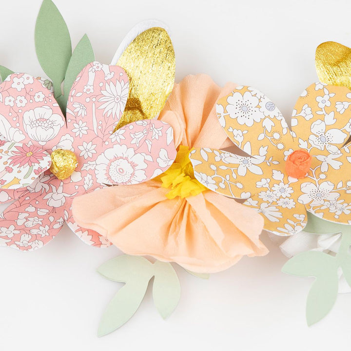 Meri Meri x Liberty Paper Flower Party Garland