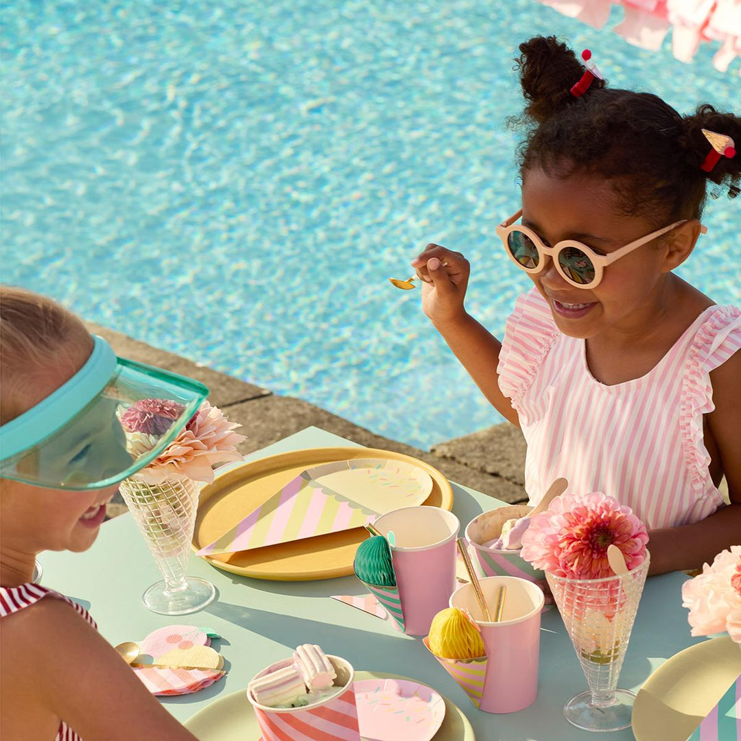 Ice Cream With Sprinkles Party Plates x 8 | Meri Meri Ice Cream Party party plates Ice Cream With Sprinkles Party Plates x 8