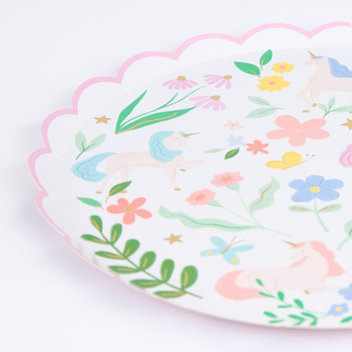 Meadow Unicorns Dinner Party Plates
