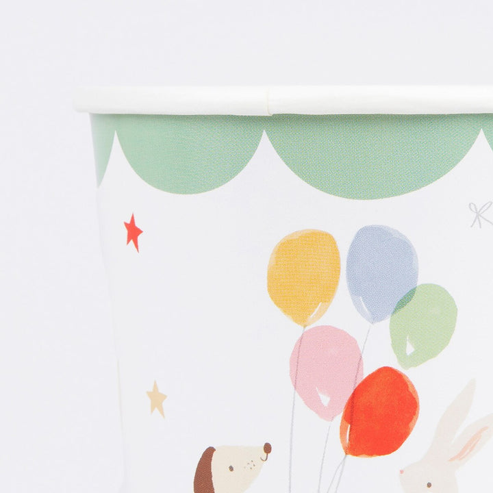 Animal Friends Party Cups x 8