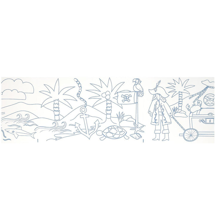 Pirate Colouring Roll