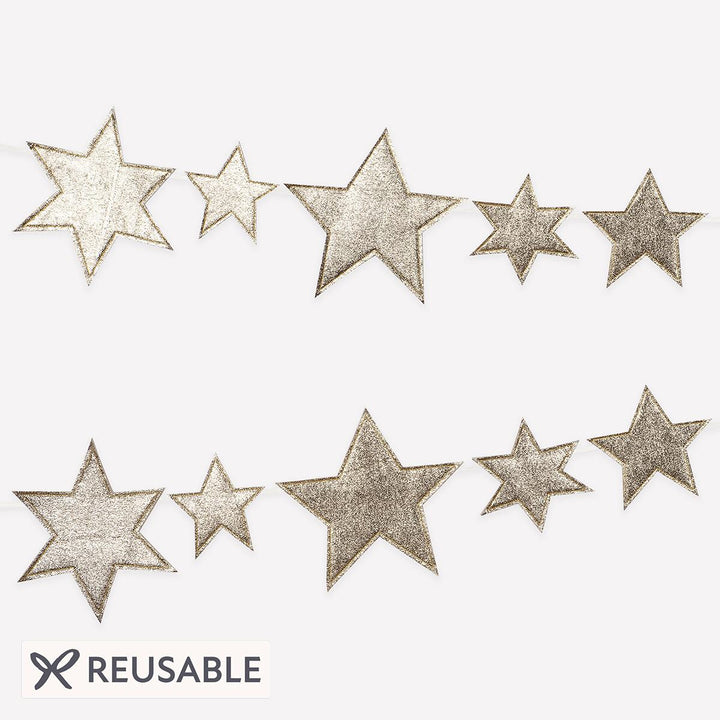 Fabric Star Party Garland
