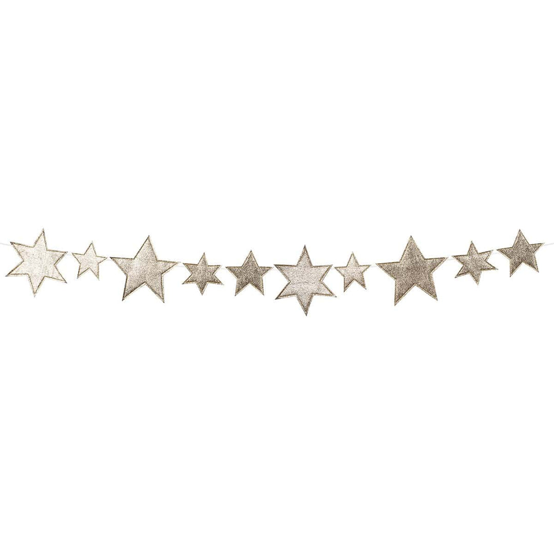 Fabric Star Party Garland