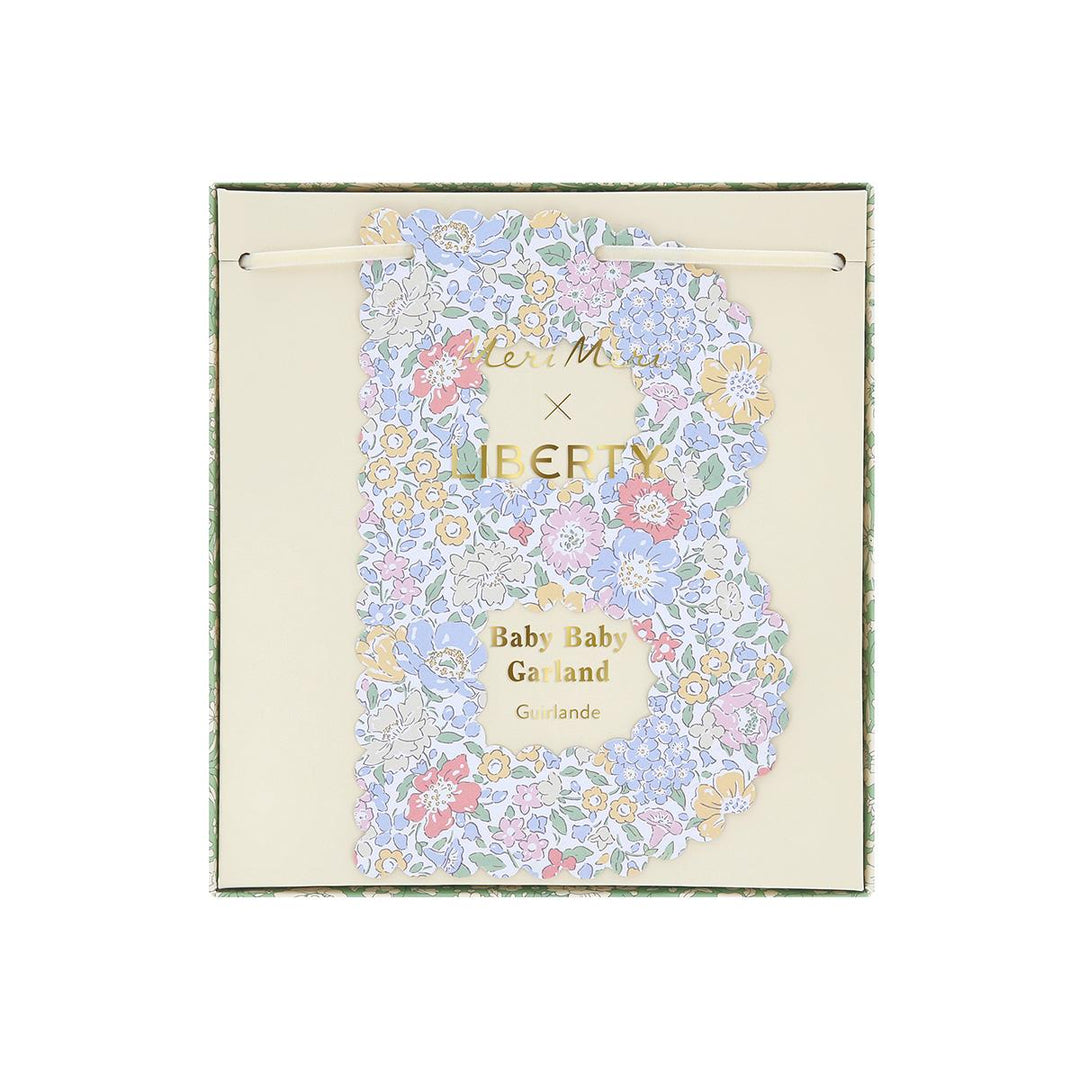 Meri Meri x Liberty Baby Party Garland