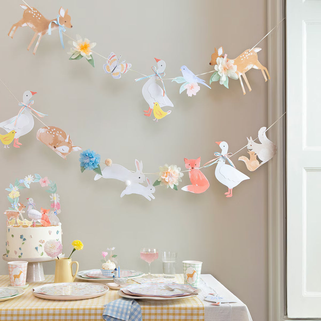 Little Animals Party Garland Set