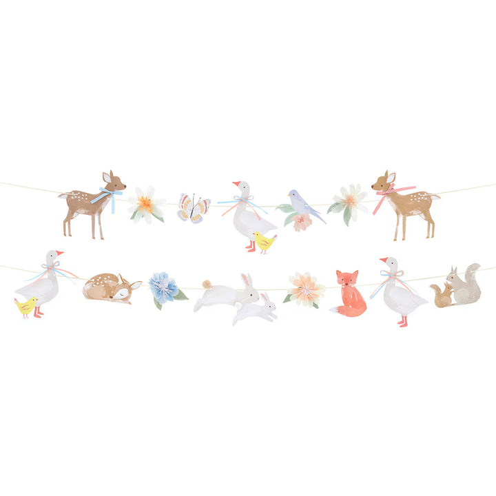 Little Animals Party Garland Set