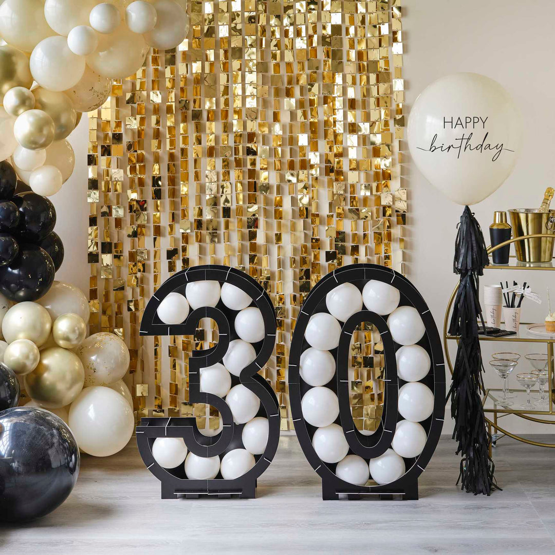 party decorations 30th Birthday Balloon Mosaic Frame