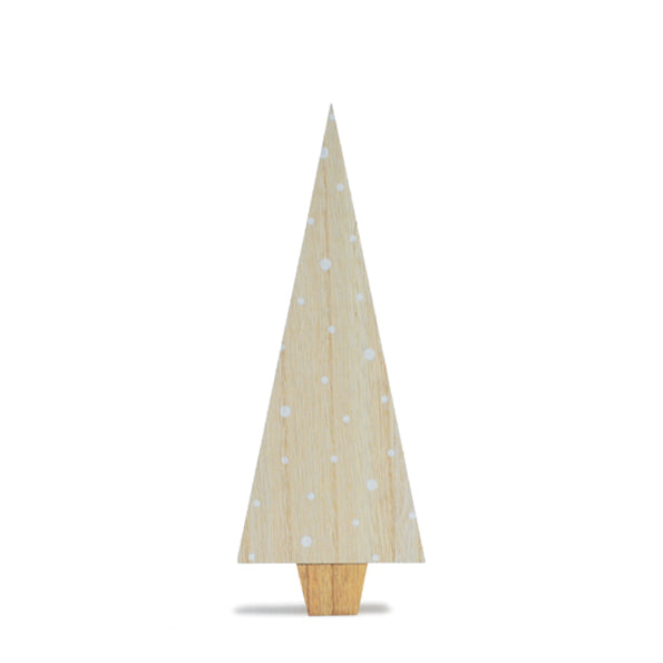 East of India Standing Wooden Christmas Tree - Natural