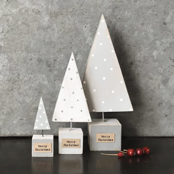 East of India Handmade Grey Christmas Tree | Wood and Wire Christmas Decoration East of India Handmade Wood and Wire Christmas Tree Decoration - Grey
