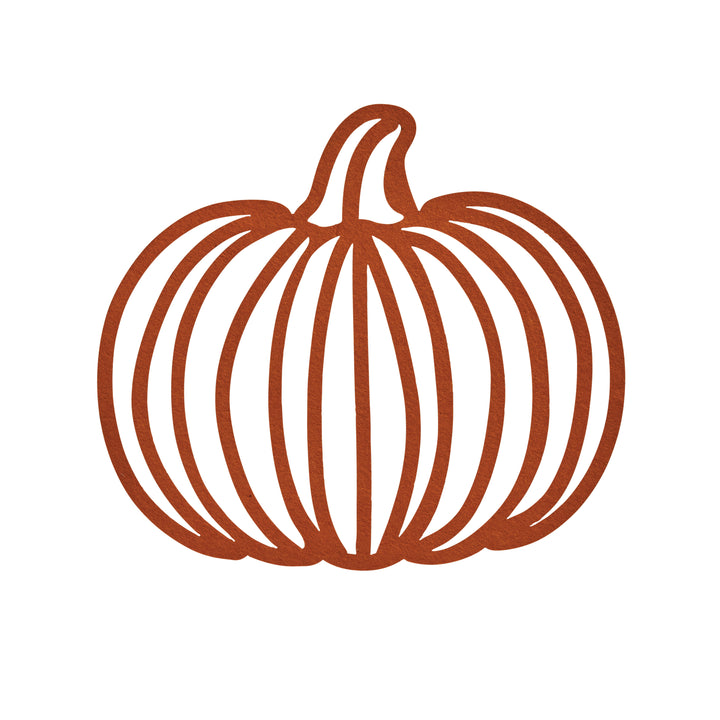 4 Pack Pumpkin Felt Placemats | Halloween Party Supplies UK Tableware 4 Pack Pumpkin Felt Placemats