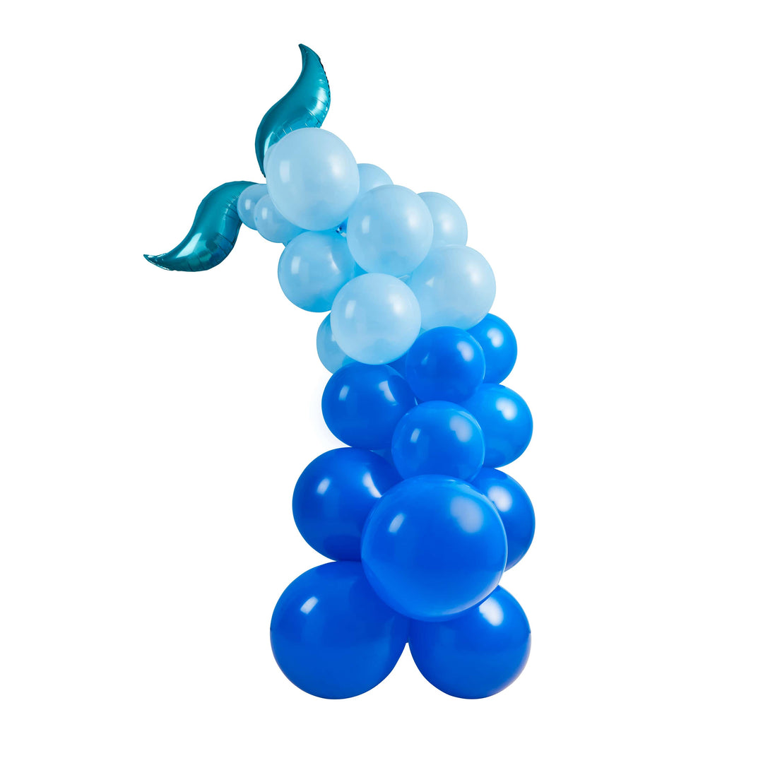 40 Piece Whale Tail Balloon Arch | Under The Sea Party Supplies UK Balloons 40 Piece Whale Tail Balloon Arch