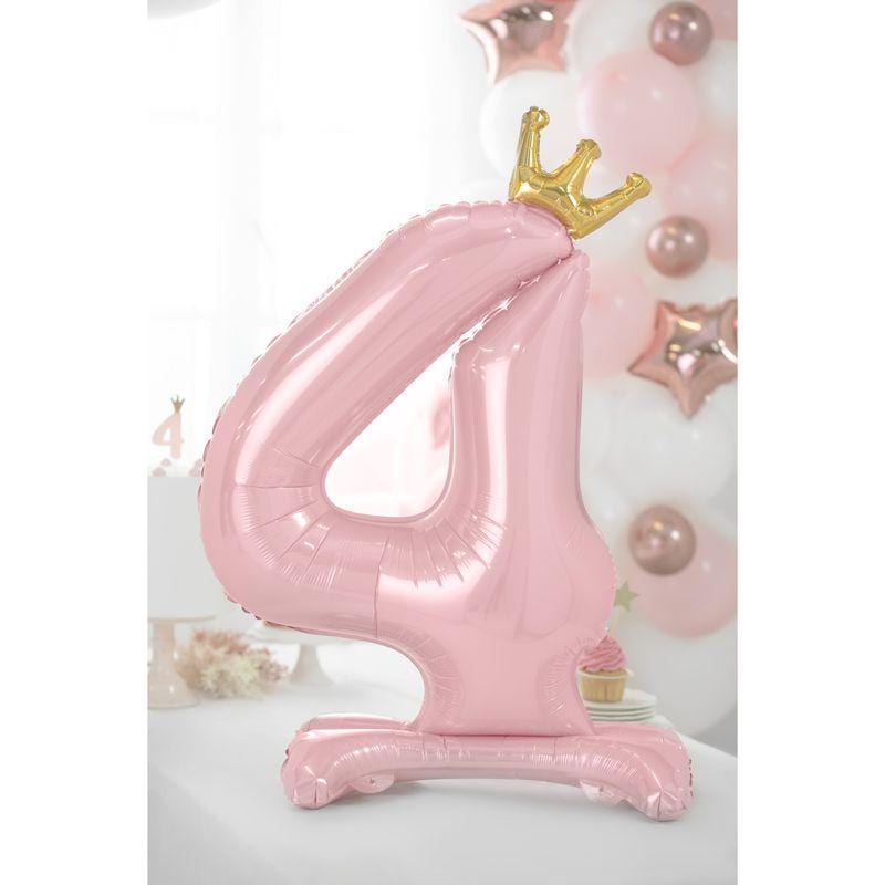 4th Birthday Pink Balloon Balloons 4th Birthday Pink Balloon