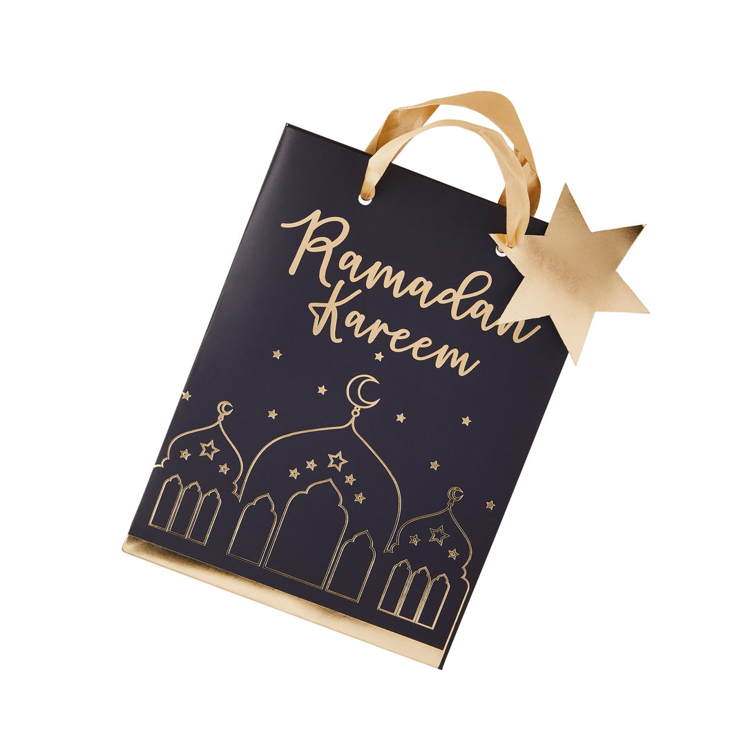 5 Pack Ramadan Small Gift Bags | Ramadan Supplies UK Party Favours 5 Pack Ramadan Small Gift Bags