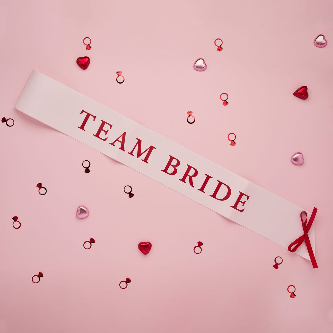 5 Pack Team Bride Sashes - Hen Party Supplies UK Party Accessories 5 Pack Team Bride Sashes