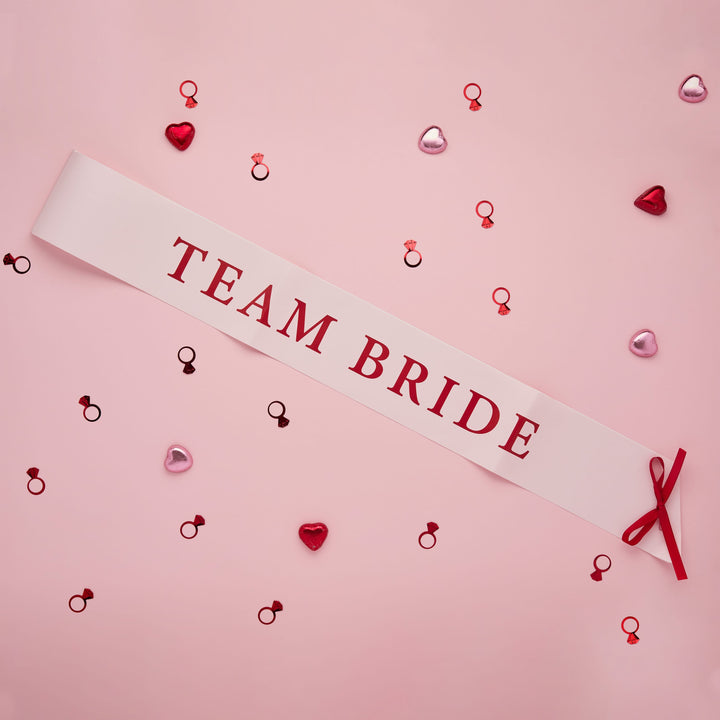 5 Pack Team Bride Sashes - Hen Party Supplies UK Party Accessories 5 Pack Team Bride Sashes