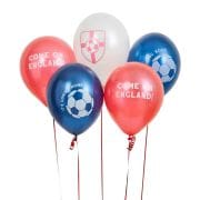5pk Come On England Balloons (12in) England Decorations Balloons 5pk Come On England Balloons (12in) Default
