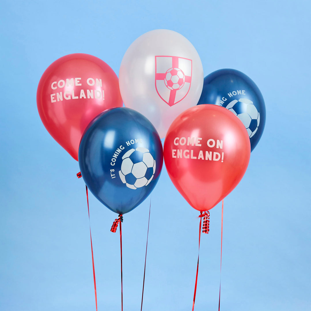 5pk Come On England Balloons (12in) England Decorations Balloons 5pk Come On England Balloons (12in) Default