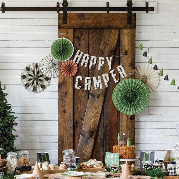 Adventure Party Fans Set - My Mind's Eye Party Supplies Adventure Party Fans Decoration Set