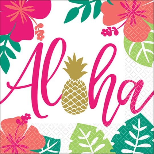 party napkin Aloha Party Napkins x 16