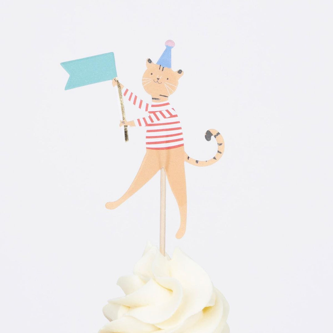 Animal Parade Cupcake Kit x 24 | Cake Decorating UK Cake Decorating Supplies Animal Parade Cupcake Kit x 24 toppers