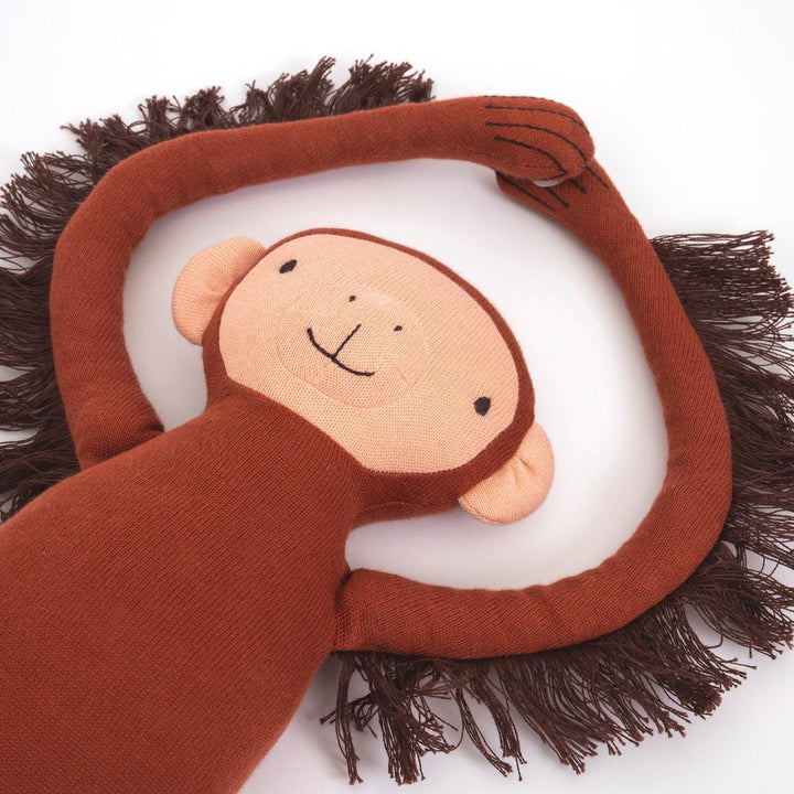Baboo Monkey Large Knitted Toy | Meri Meri Soft Toys Baboo Monkey Large Knitted Toy