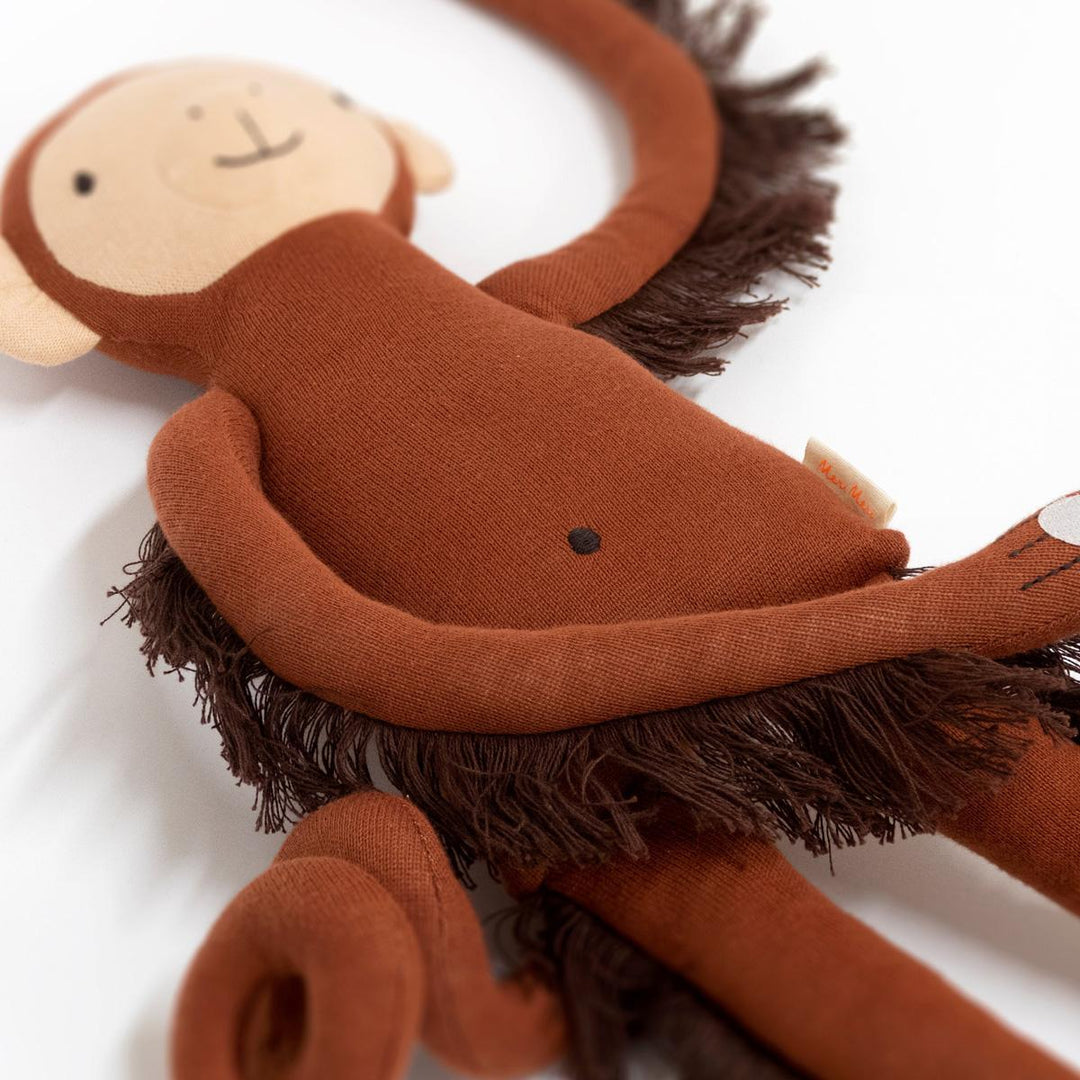 Baboo Monkey Large Knitted Toy | Meri Meri Soft Toys Baboo Monkey Large Knitted Toy
