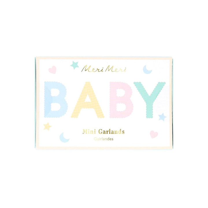 Baby Mini Matchbox Party Garland Set | Meri Meri Bunting Baby Mini Matchbox Party Garland Set
