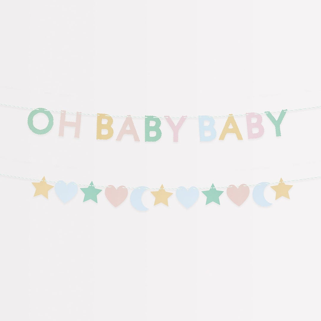 Baby Mini Matchbox Party Garland Set | Meri Meri Bunting Baby Mini Matchbox Party Garland Set