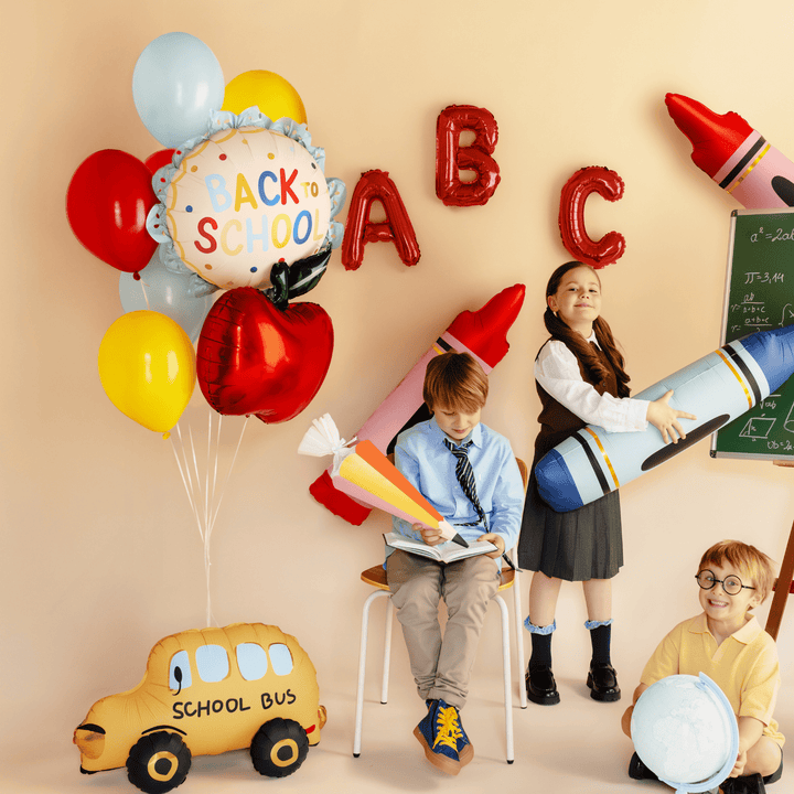 Back to School Scalloped Round Foil Balloon (21 inch) Foil Balloon Back to School Scalloped Round Foil Balloon (21 inch)