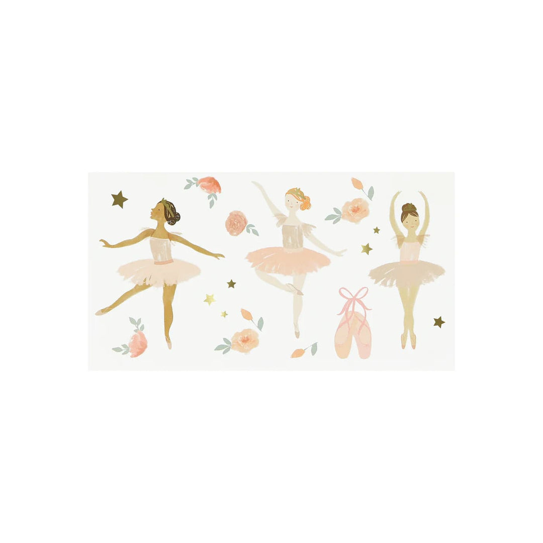 Ballerina Party Temporary Tattoos (x 2 sheets) - Ballet Party Supplies temporary tattoos Ballerina Party Temporary Tattoos (x 2 sheets)