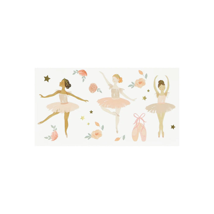 Ballerina Party Temporary Tattoos (x 2 sheets) - Ballet Party Supplies temporary tattoos Ballerina Party Temporary Tattoos (x 2 sheets)