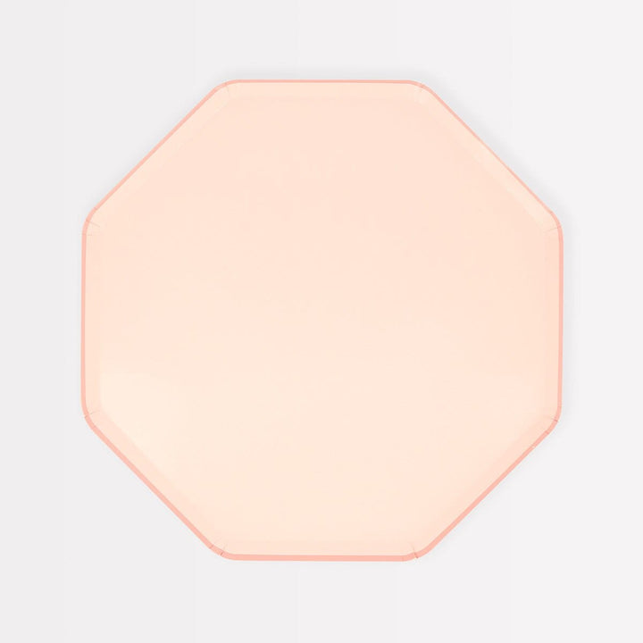 Ballet Slipper Pink Side Party Plates x 8 party plates Ballet Slipper Pink Side Party Plates x 8